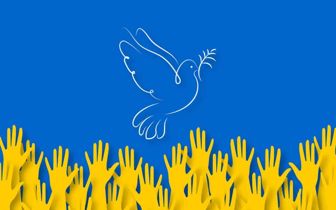 Mahnwache für die Kriegsopfer in der Ukraine