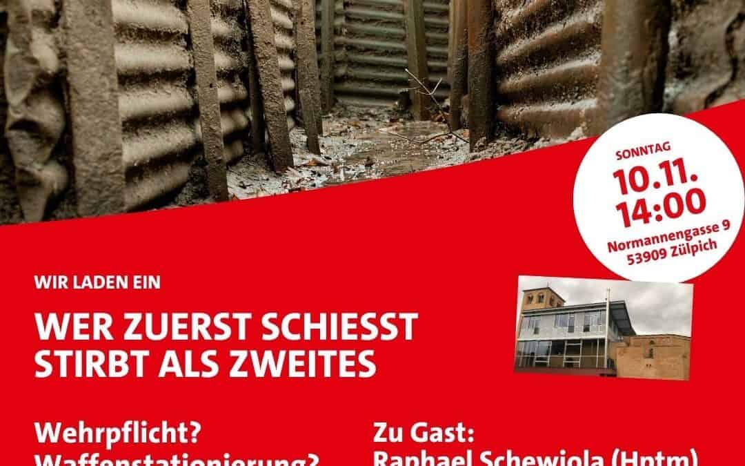 Wer zuerst schießt stirbt als Zweiter –