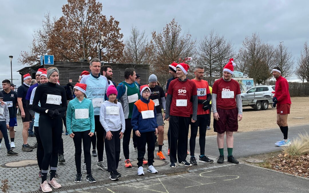 Mit der Kreis SPD beim Nikolaus Staffellauf am See